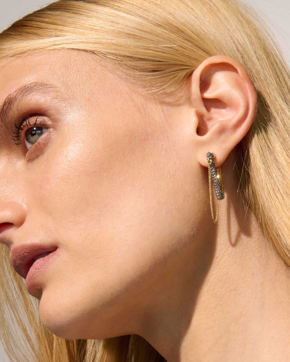 Vera Pavé Mini Earrings - HOUSE OF SHE