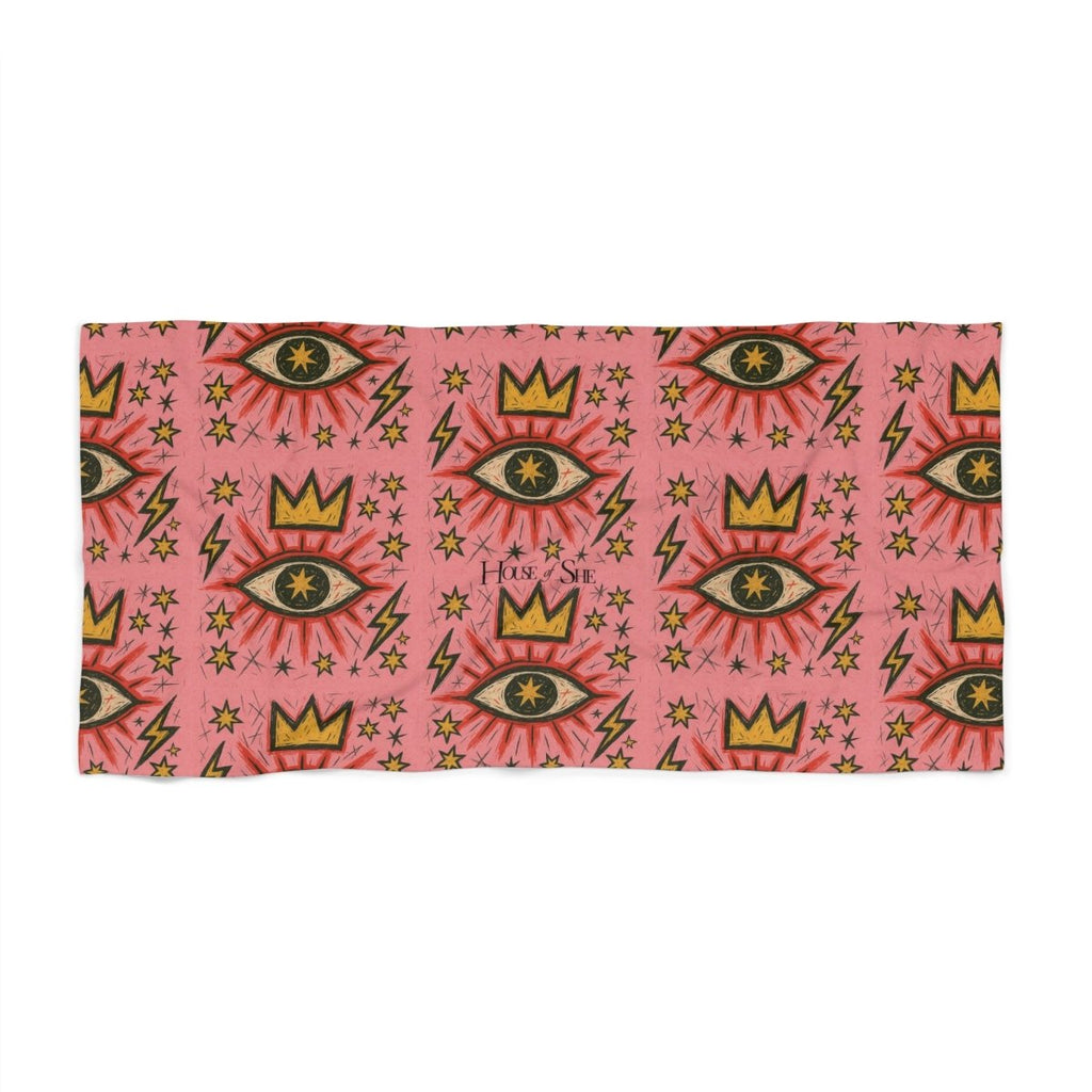Vibrant Eye - Catching Beach Towel – Perfect for Summer Days & Pool Parties - HOUSE OF SHE
