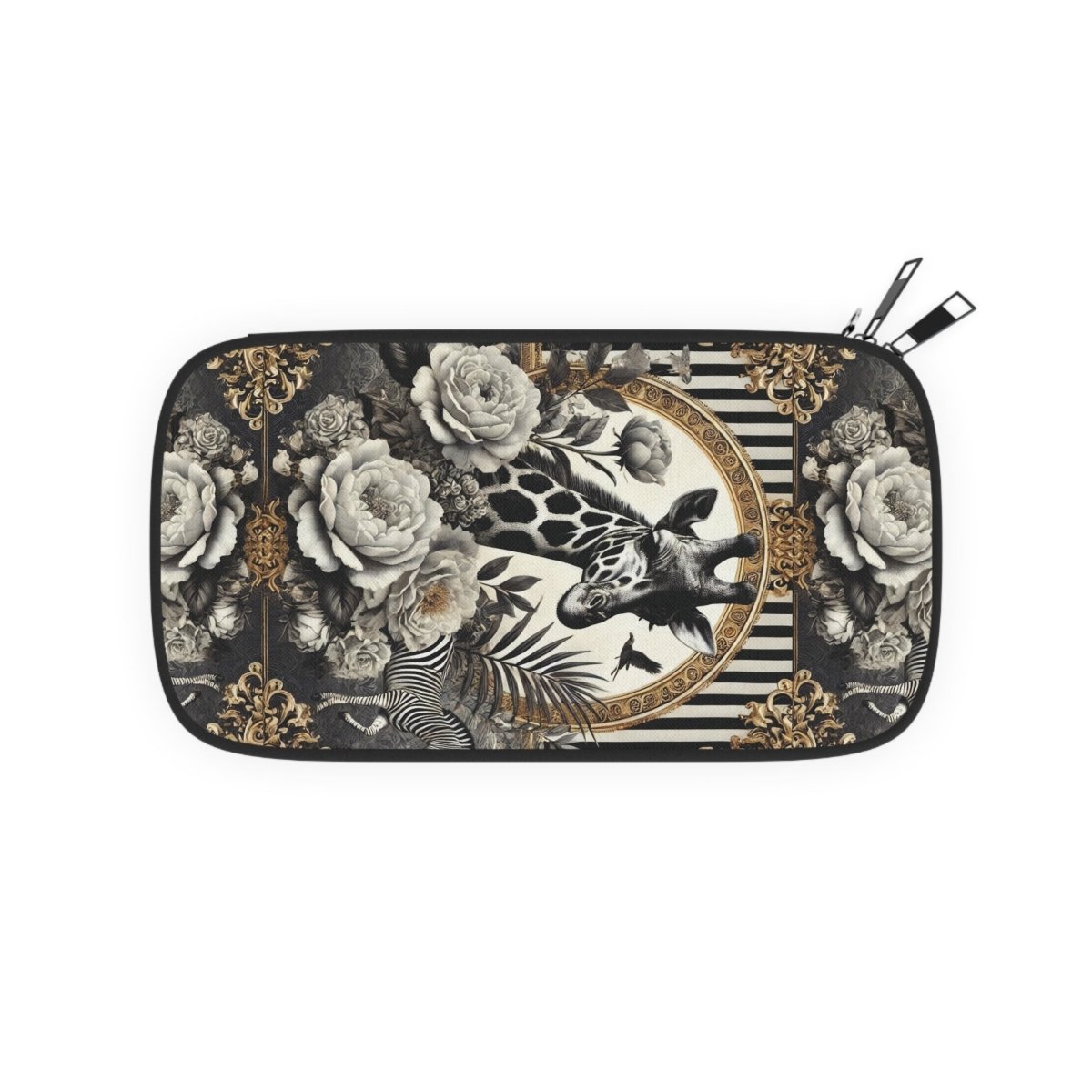 Vintage Safari Passport Wallet — Giraffe & Floral Travel Document Holder - HOUSE OF SHE