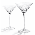 Vortex Crystal Martini Glasses – Set of 2 Luxury Stemware - HOUSE OF SHE