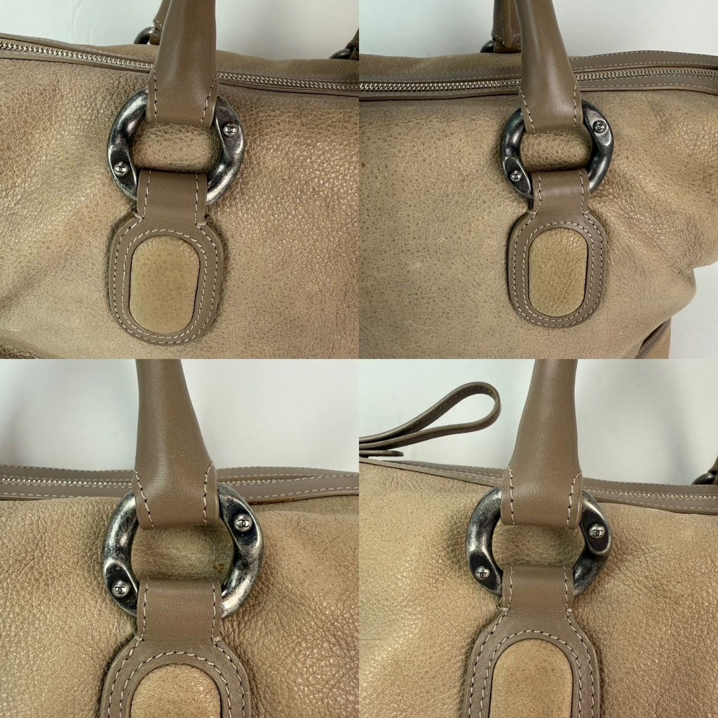 Chanel Washed Beige Calfskin Tote Bag - HOUSE OF SHE