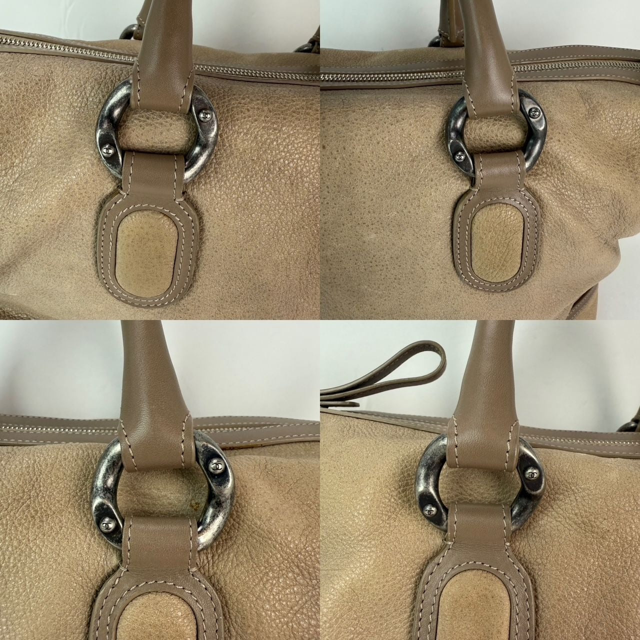 Chanel Washed Beige Calfskin Tote Bag - HOUSE OF SHE