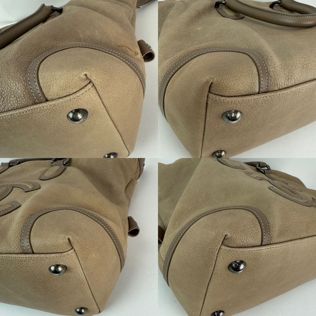 Chanel Washed Beige Calfskin Tote Bag - HOUSE OF SHE