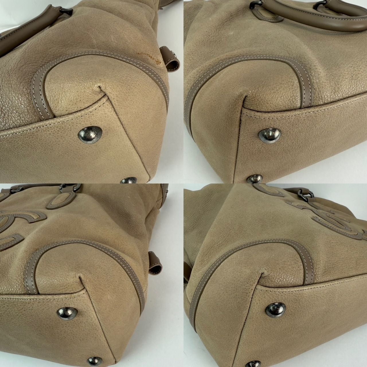 Chanel Washed Beige Calfskin Tote Bag - HOUSE OF SHE