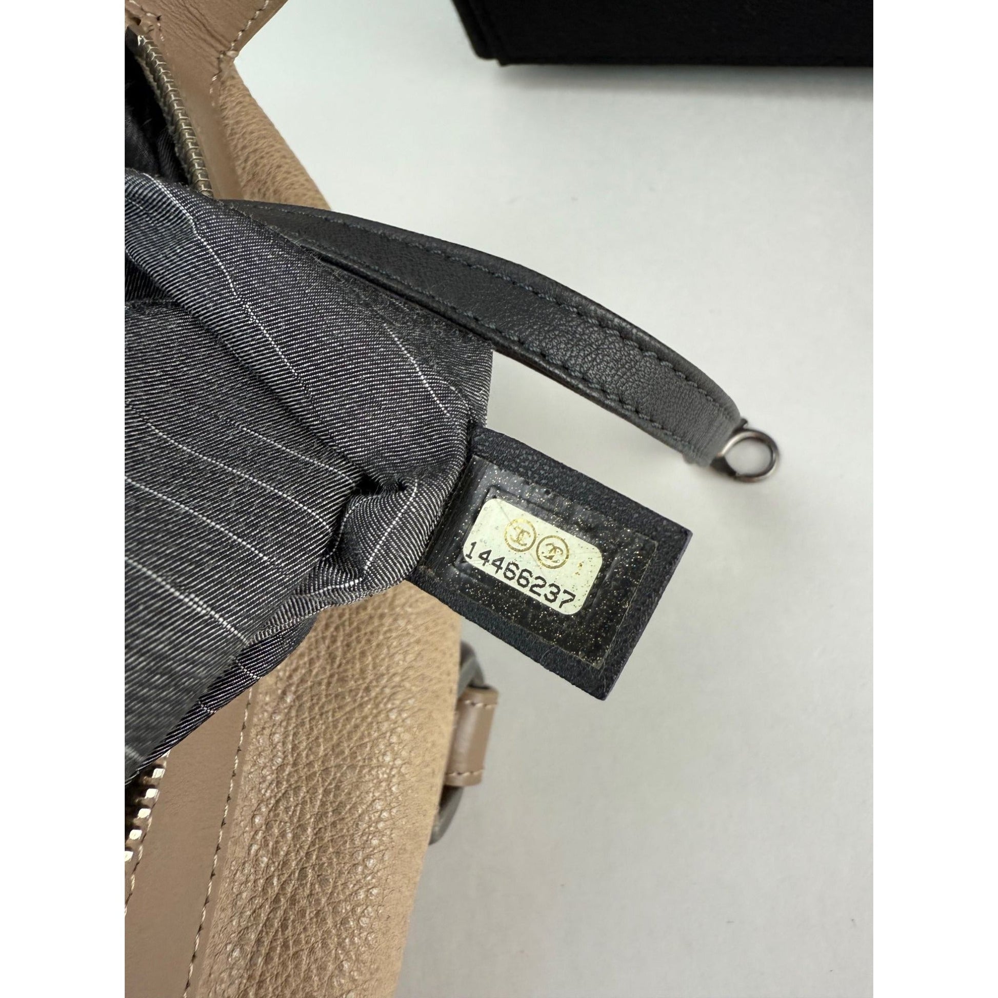 Chanel Washed Beige Calfskin Tote Bag - HOUSE OF SHE