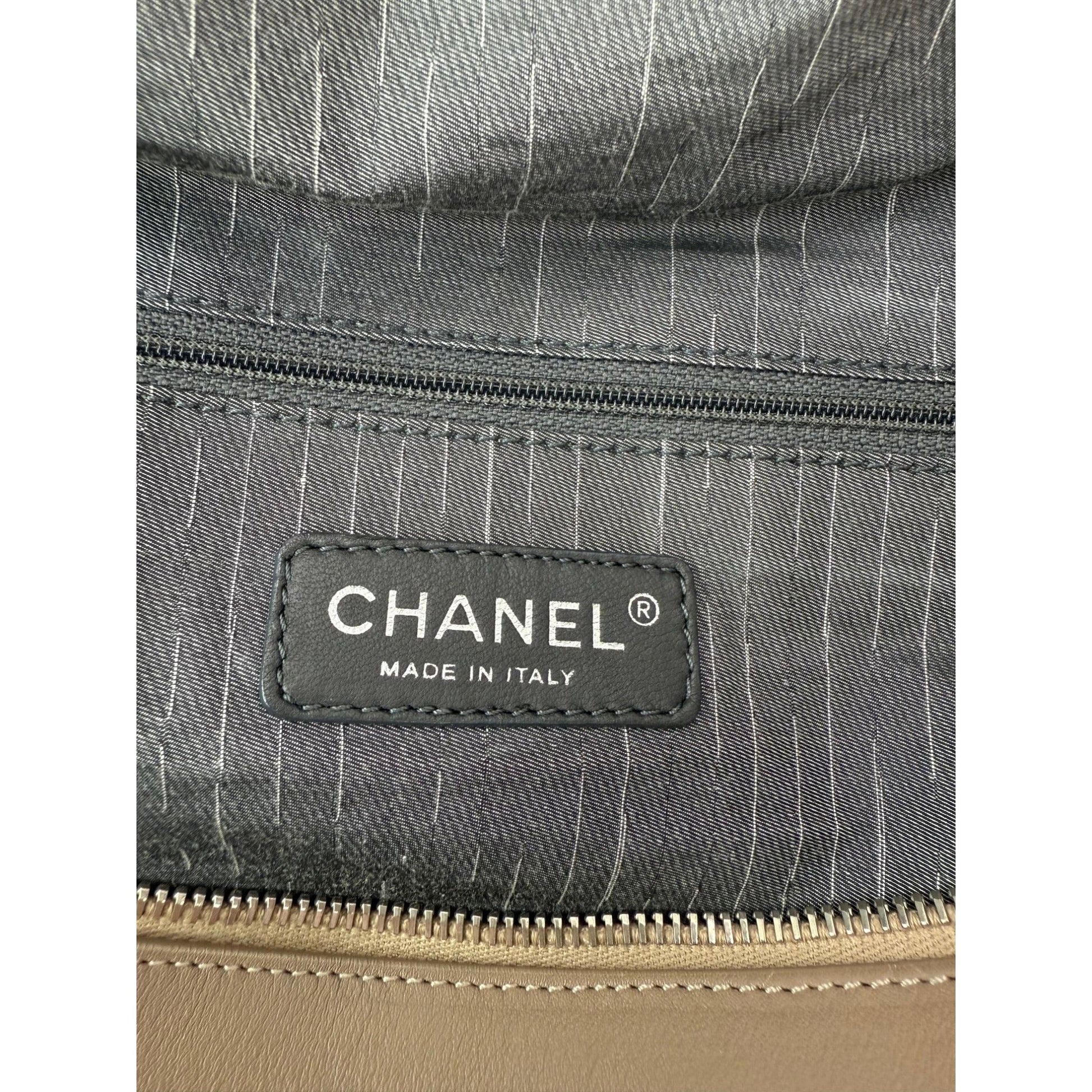Chanel Washed Beige Calfskin Tote Bag - HOUSE OF SHE