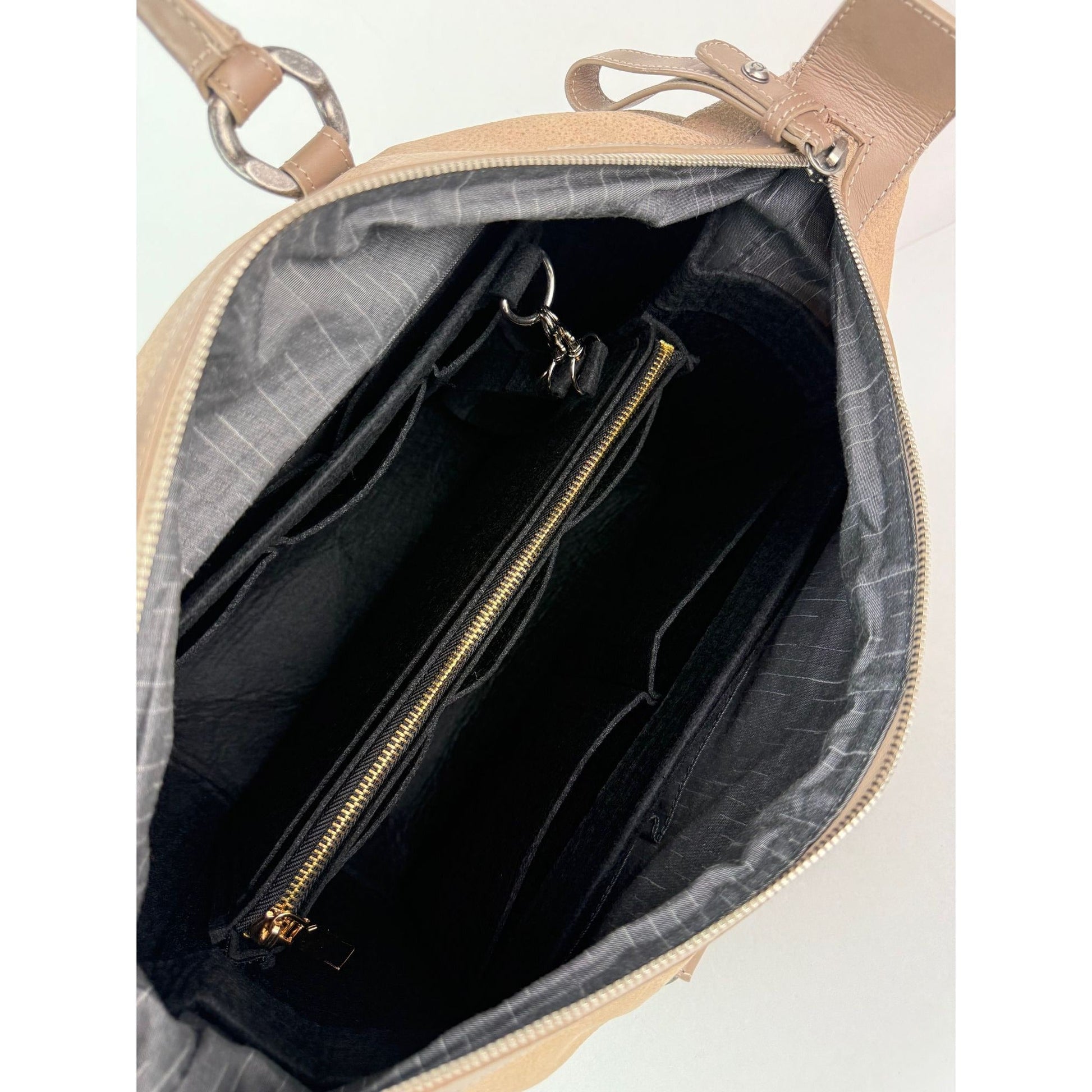Chanel Washed Beige Calfskin Tote Bag - HOUSE OF SHE