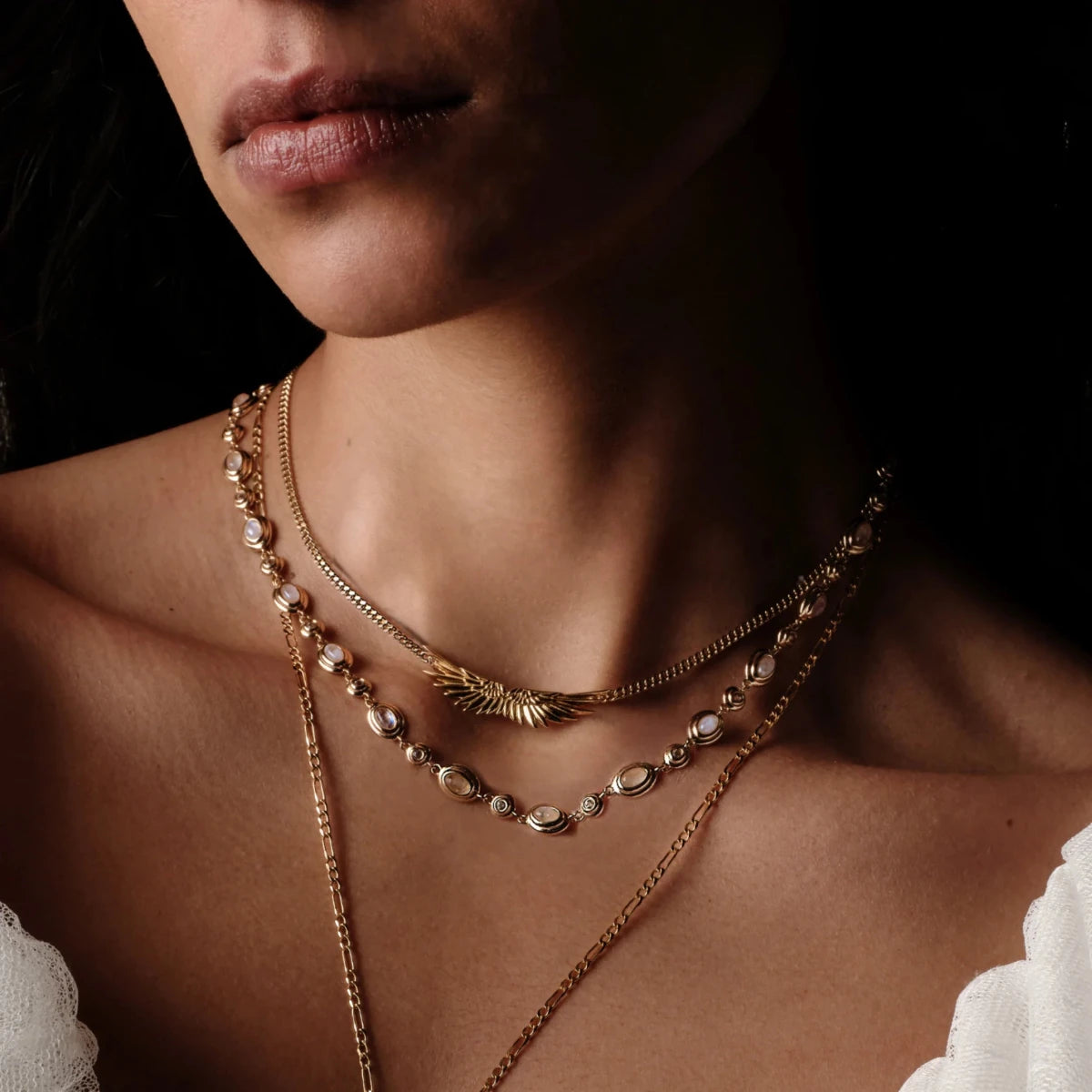 Wings Cuban Necklace - HOUSE OF SHE