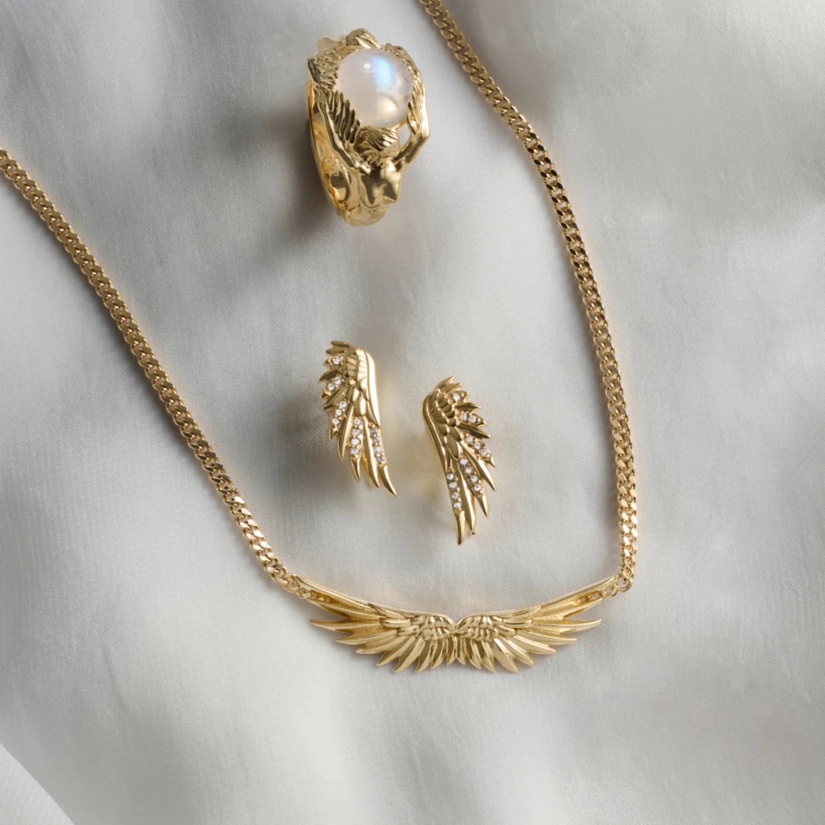 Wings Cuban Necklace - HOUSE OF SHE