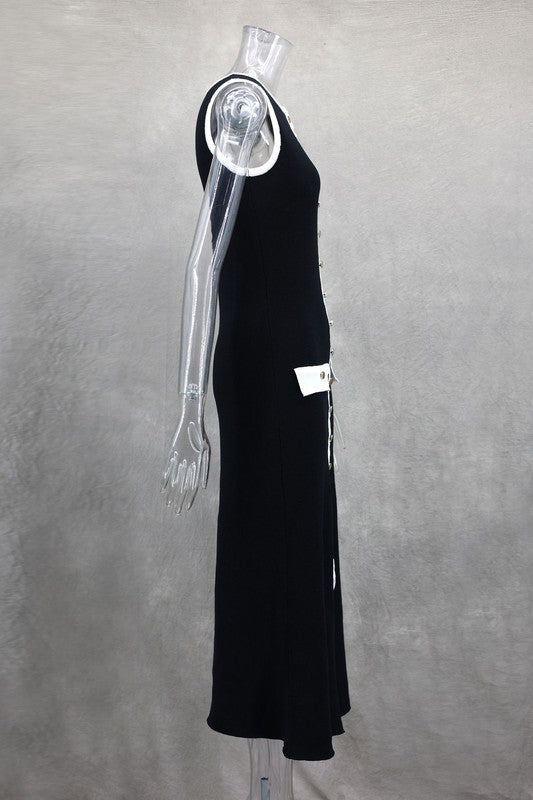 WOMEN FASHION LONG MIDI SWEATER DRESS - HOUSE OF SHE