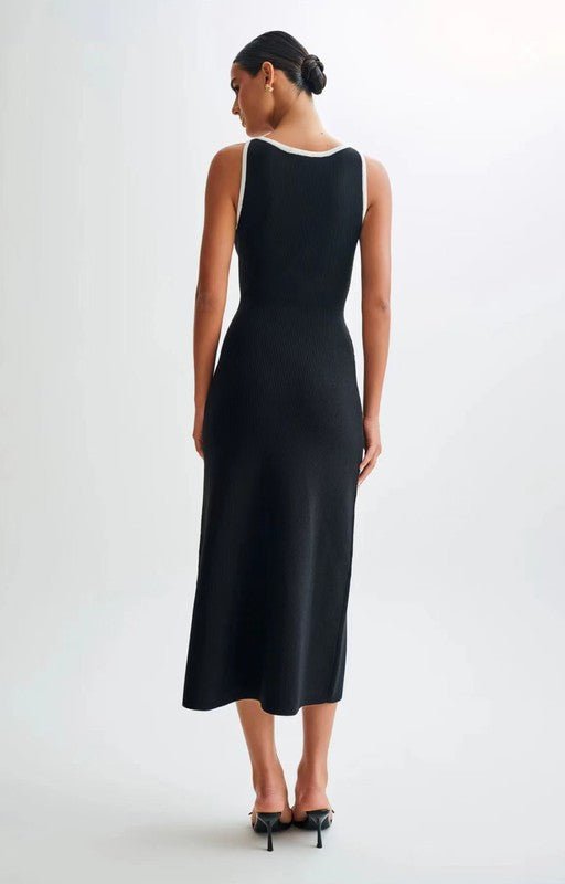 WOMEN FASHION LONG MIDI SWEATER DRESS - HOUSE OF SHE