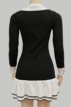 WOMEN FASHION SWEATER MINI DRESS - HOUSE OF SHE