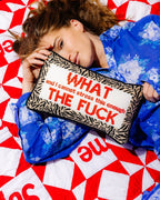 WTF Needlepoint Pillow - HOUSE OF SHE