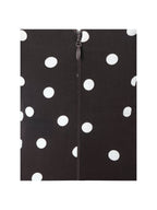 Xandie Mocha Polka Dot Off - Shoulder Midi Dress - HOUSE OF SHE