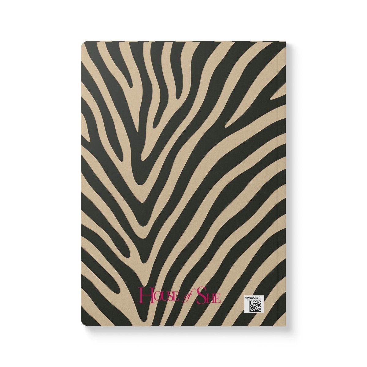 Zebra Print Softcover Journal - Stylish Notebook for Creative Minds - HOUSE OF SHE