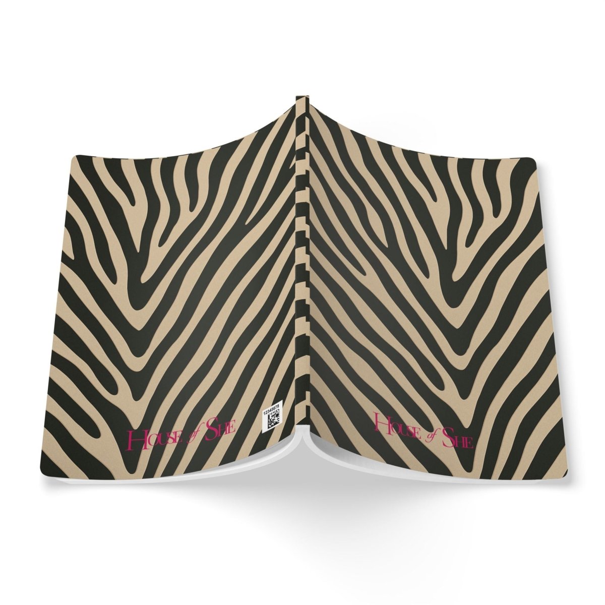 Zebra Print Softcover Journal - Stylish Notebook for Creative Minds - HOUSE OF SHE