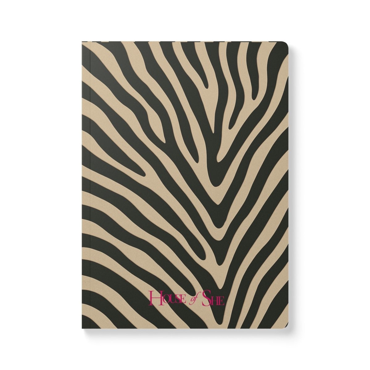 Zebra Print Softcover Journal - Stylish Notebook for Creative Minds - HOUSE OF SHE