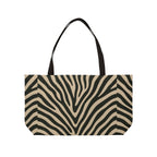 Zebra Print Weekender Tote Bag - HOUSE OF SHE