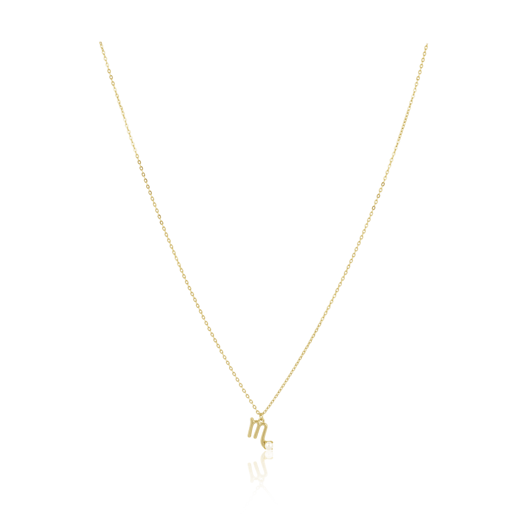 Zodiac Pearl Necklace - HOUSE OF SHE