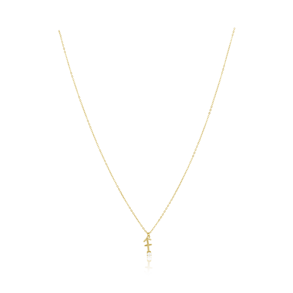 Zodiac Pearl Necklace - HOUSE OF SHE