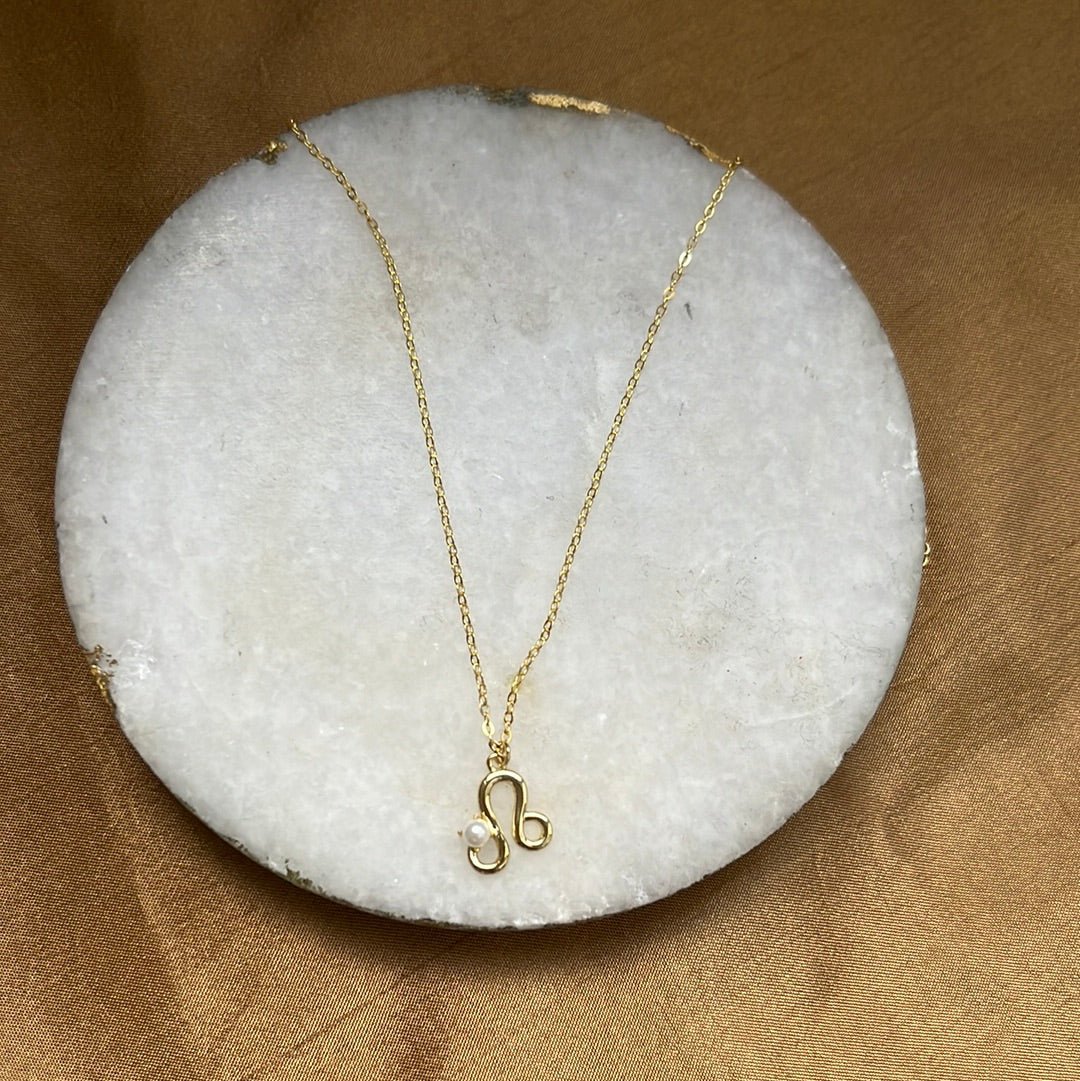 Zodiac Pearl Necklace - HOUSE OF SHE