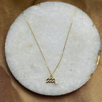 Zodiac Pearl Necklace - HOUSE OF SHE