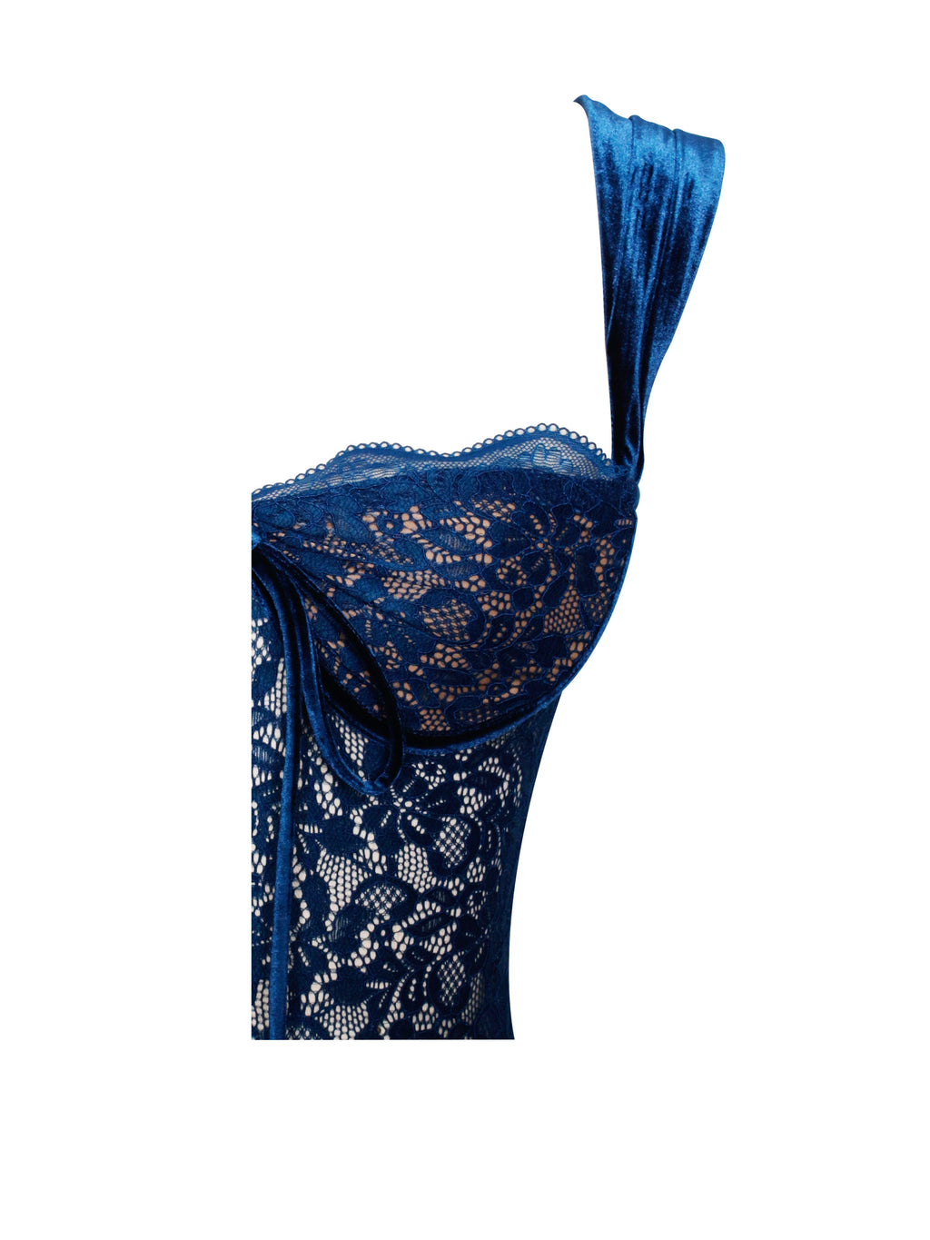 Vita Teal Lace Maxi Dress - HOUSE OF SHE