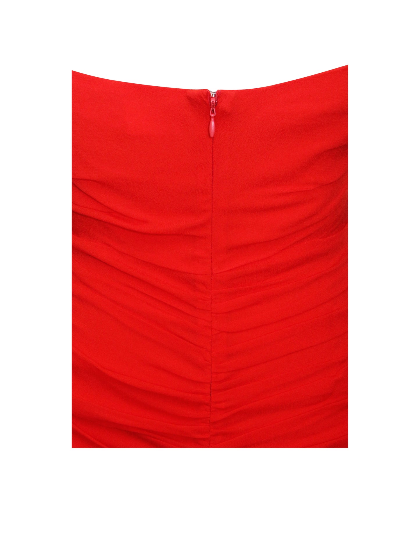 Nadie Red Ruffle Mini Dress