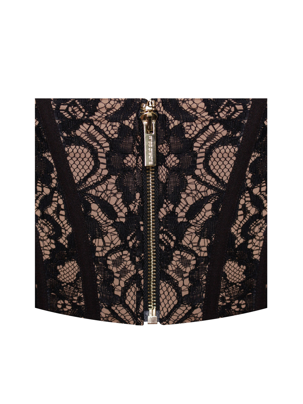 Sia Black Lace Corset Top - HOUSE OF SHE