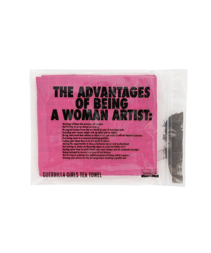 The Advantages Of Being A Woman Tea Towel x Guerrilla Girls