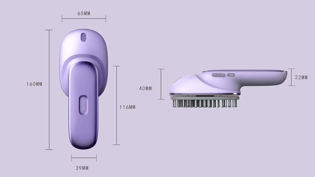 Hair Growth Red Light Detangling Brush & Scalp Massager  HOUSE OF SHE