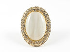 Antique Moon Steel Ring - HOUSE OF SHE