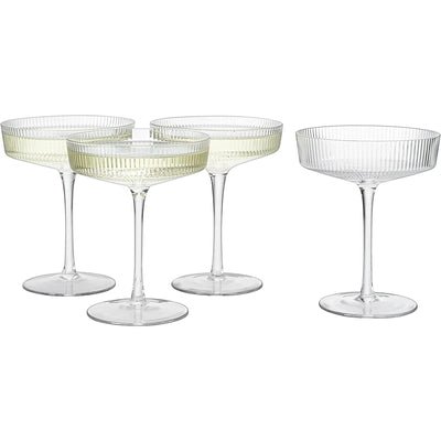 Art Deco Champagne & Cocktail Glasses ( Set of 2) - HOUSE OF SHE