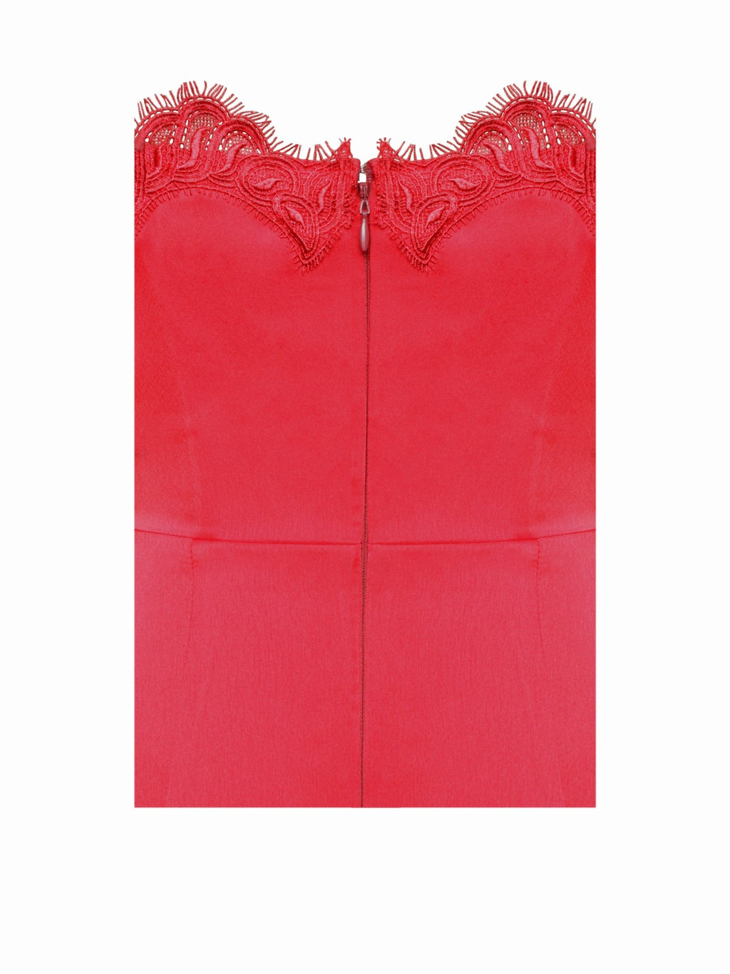 Bia Red Satin Dress - HOUSE OF SHE