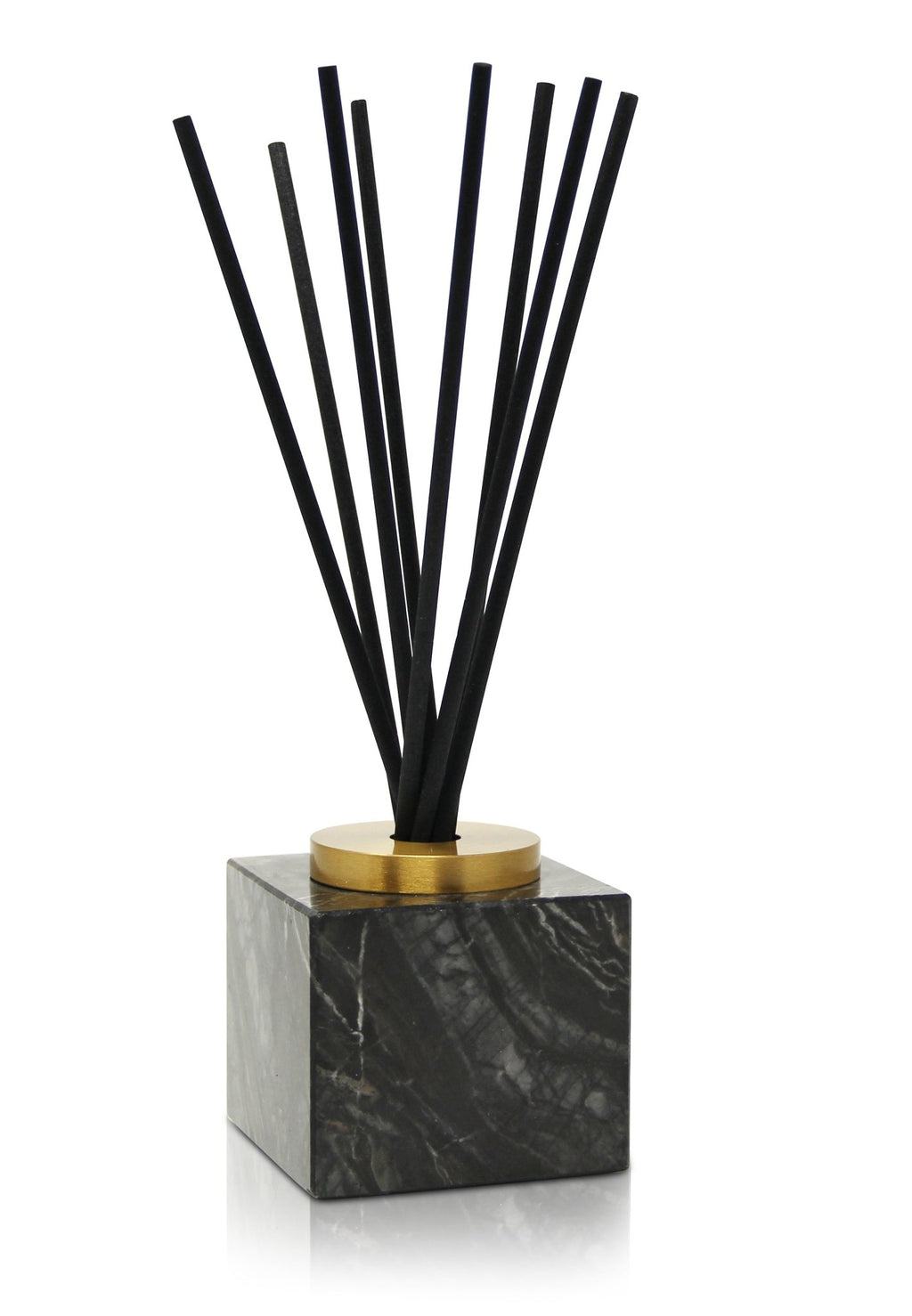 Black Marble Reed Diffuser, "Lily of the Valley" Scent - HOUSE OF SHE