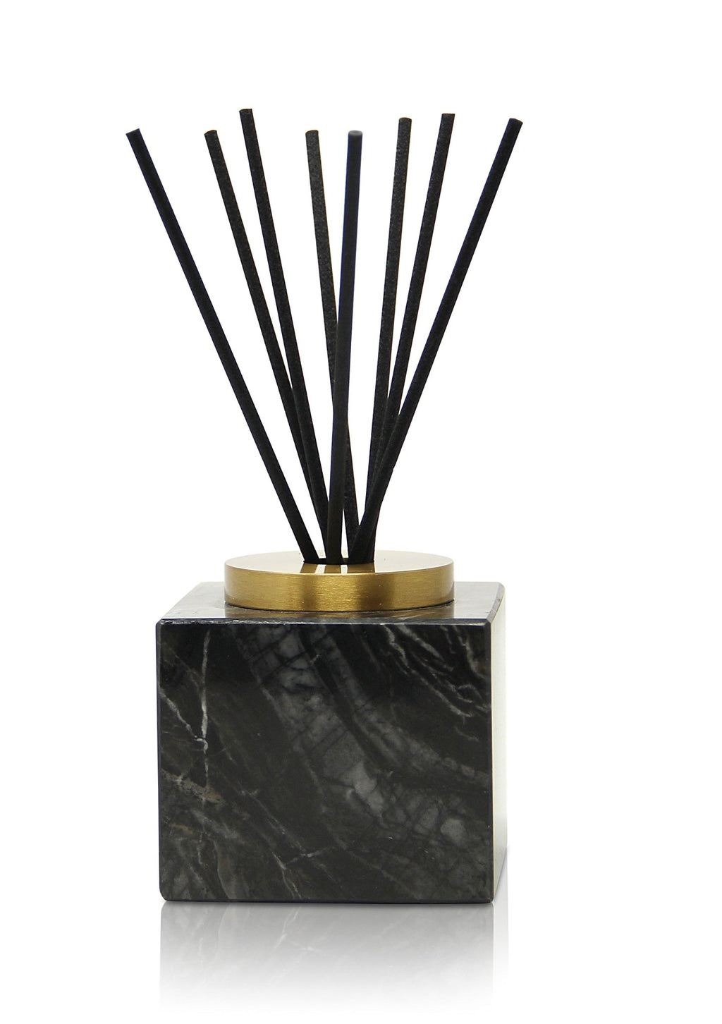 Black Marble Reed Diffuser, "Lily of the Valley" Scent - HOUSE OF SHE