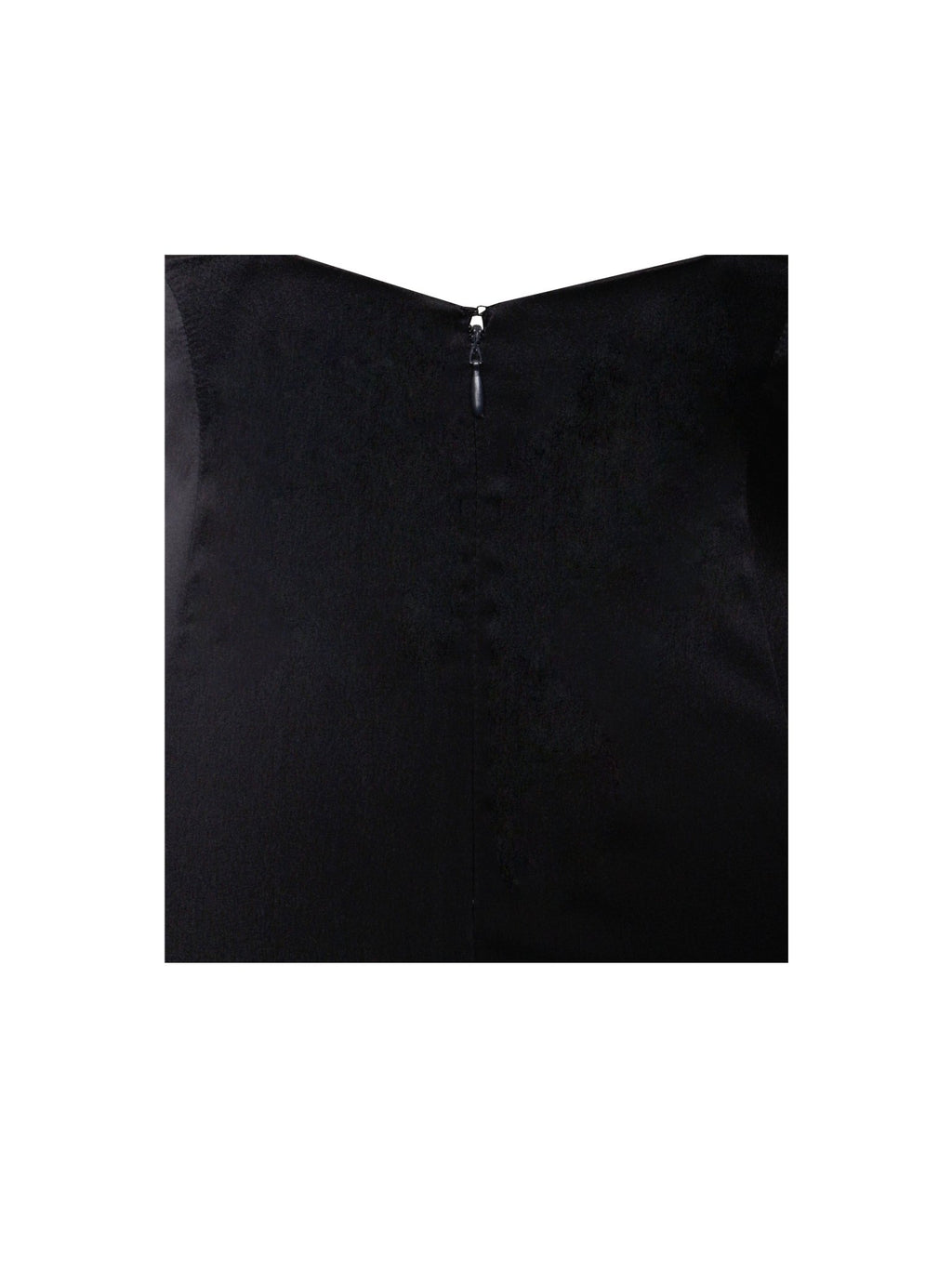 Eli Black and White Bow Satin Dress - HOUSE OF SHE