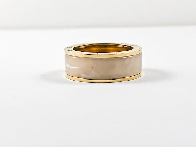 Fresh Water Pearl Steel Ring - HOUSE OF SHE
