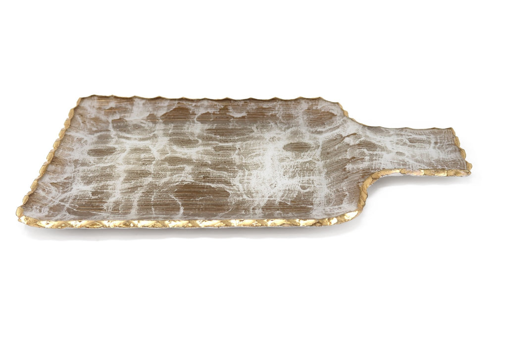 Gold Brushed  Tray - HOUSE OF SHE