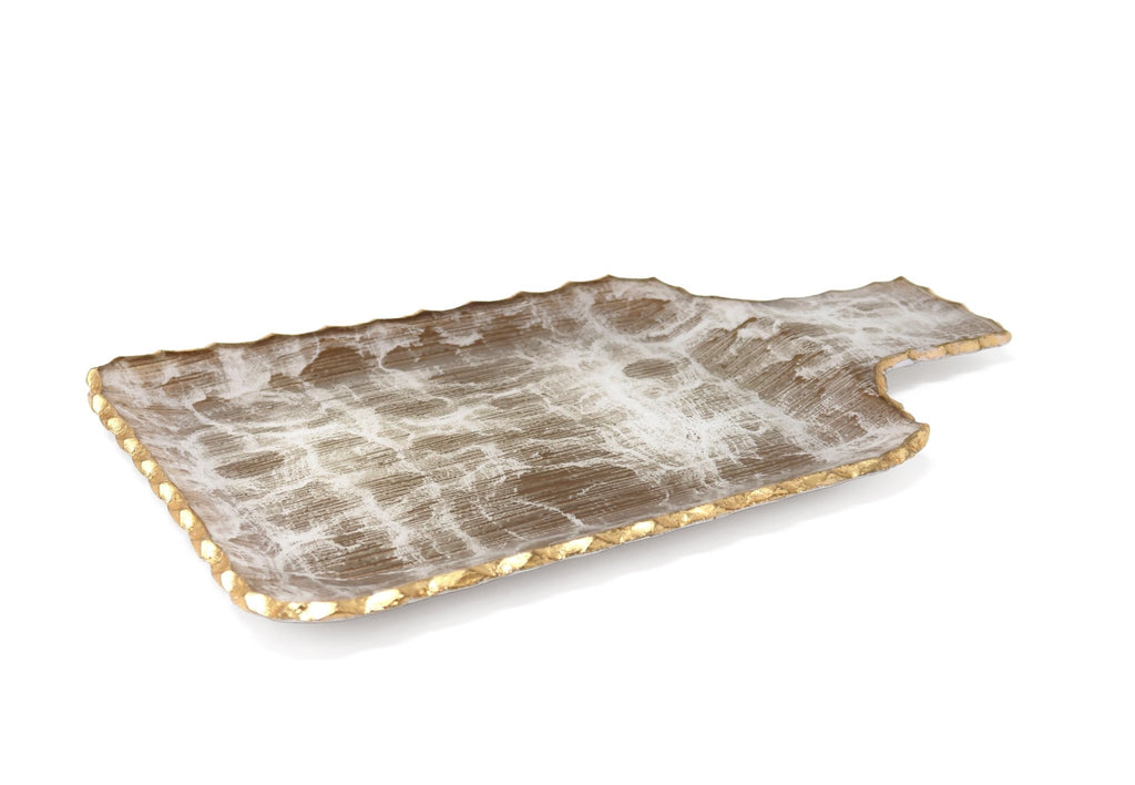 Gold Brushed  Tray - HOUSE OF SHE