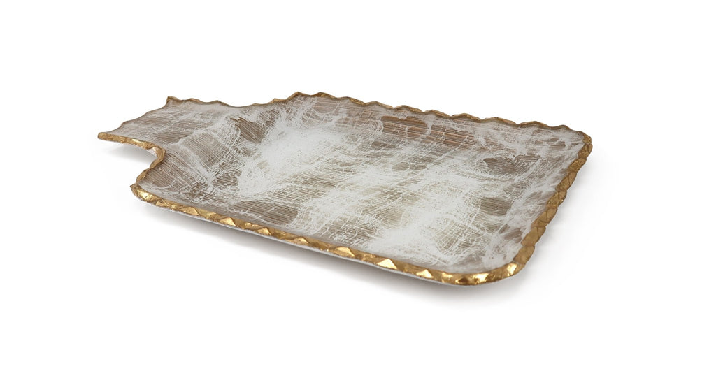 Gold Brushed  Tray - HOUSE OF SHE