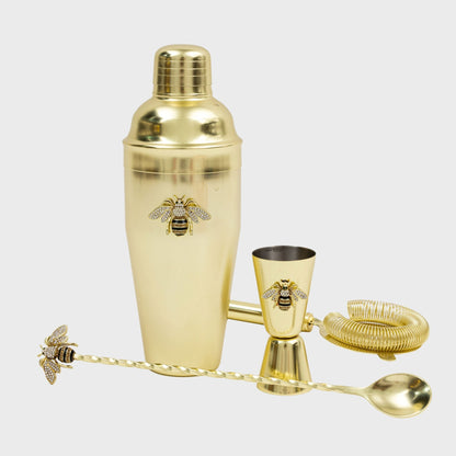 Golden Bee Cocktail Shaker Set - HOUSE OF SHE