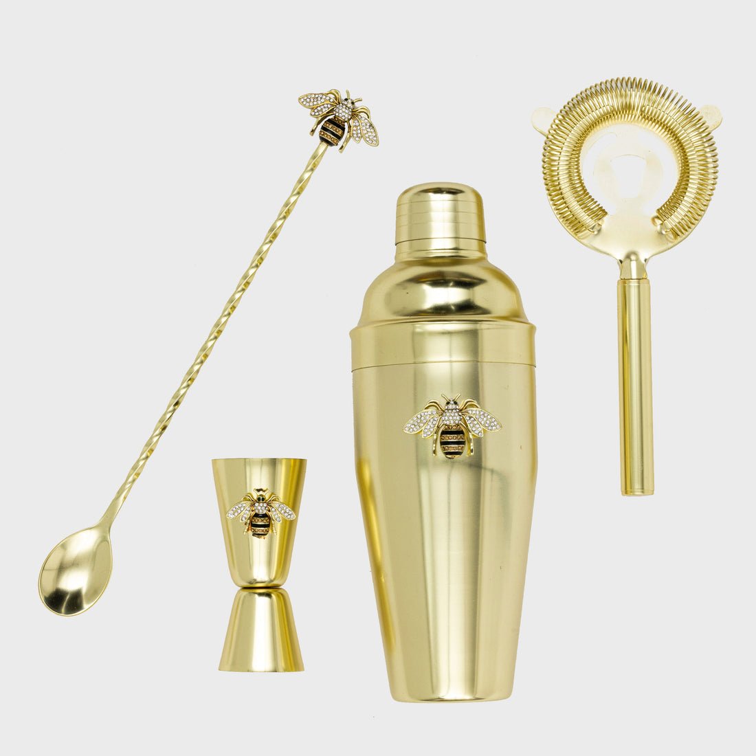 Golden Bee Cocktail Shaker Set - HOUSE OF SHE