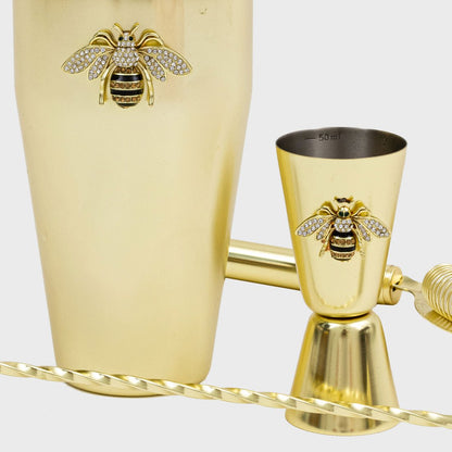 Golden Bee Cocktail Shaker Set - HOUSE OF SHE
