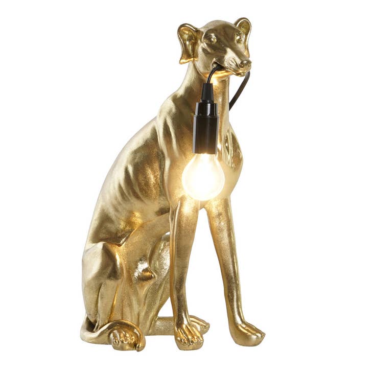 Greyhound Resin Table Lamp - HOUSE OF SHE