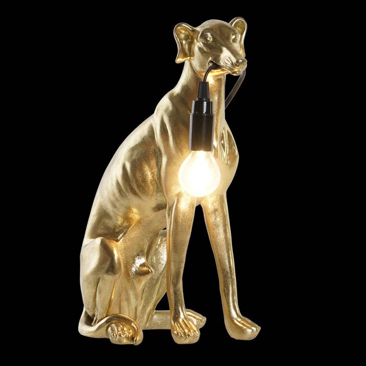 Greyhound Resin Table Lamp - HOUSE OF SHE