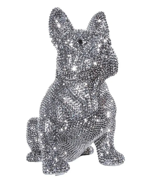 Rhinestone French Bulldog Bank