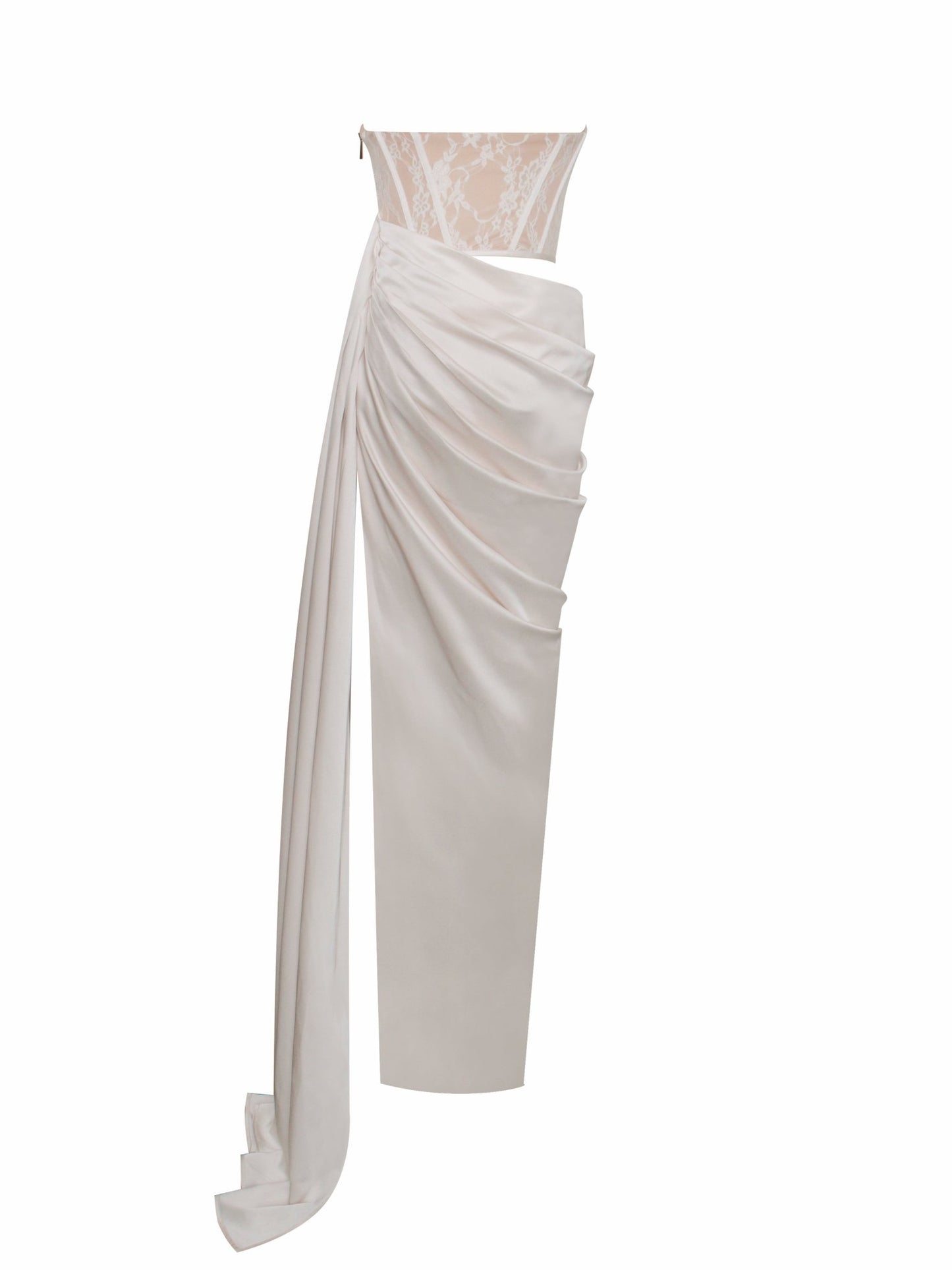 Katie Satin Corset Dress - HOUSE OF SHE