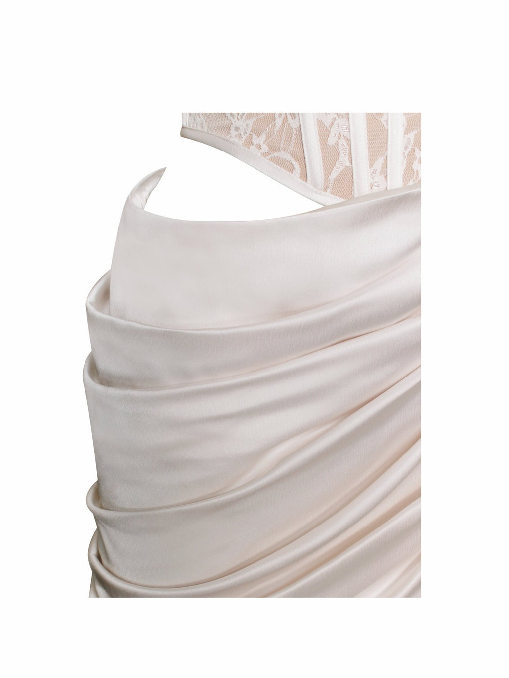 Katie Satin Corset Dress - HOUSE OF SHE