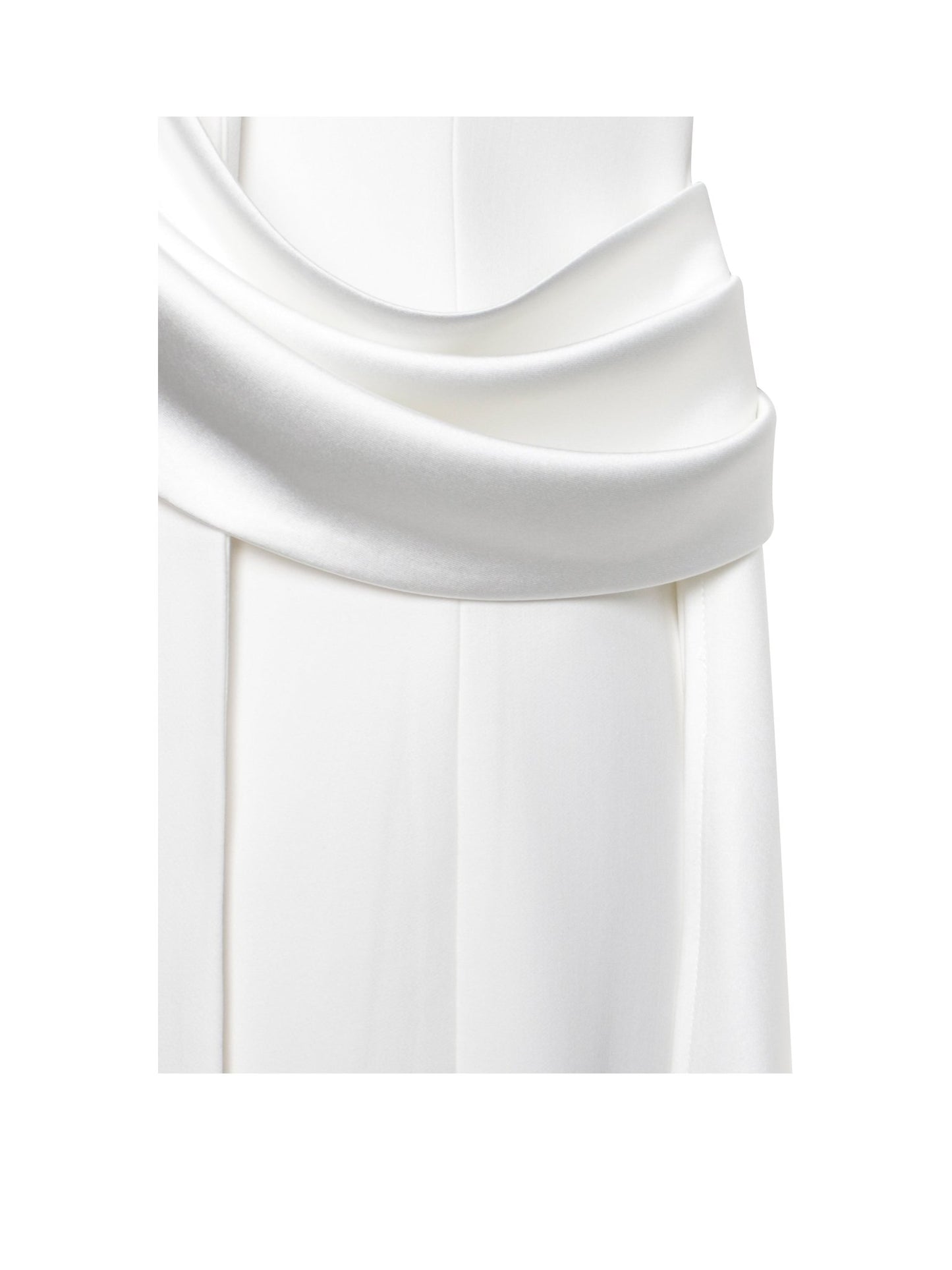 Marley White Draping Blazer Dress - HOUSE OF SHE